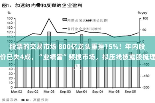 股票的交易市场 800亿龙头重挫15%！年内股价已失4成，“业绩雷”频搅市场，拟压线披露股梳理